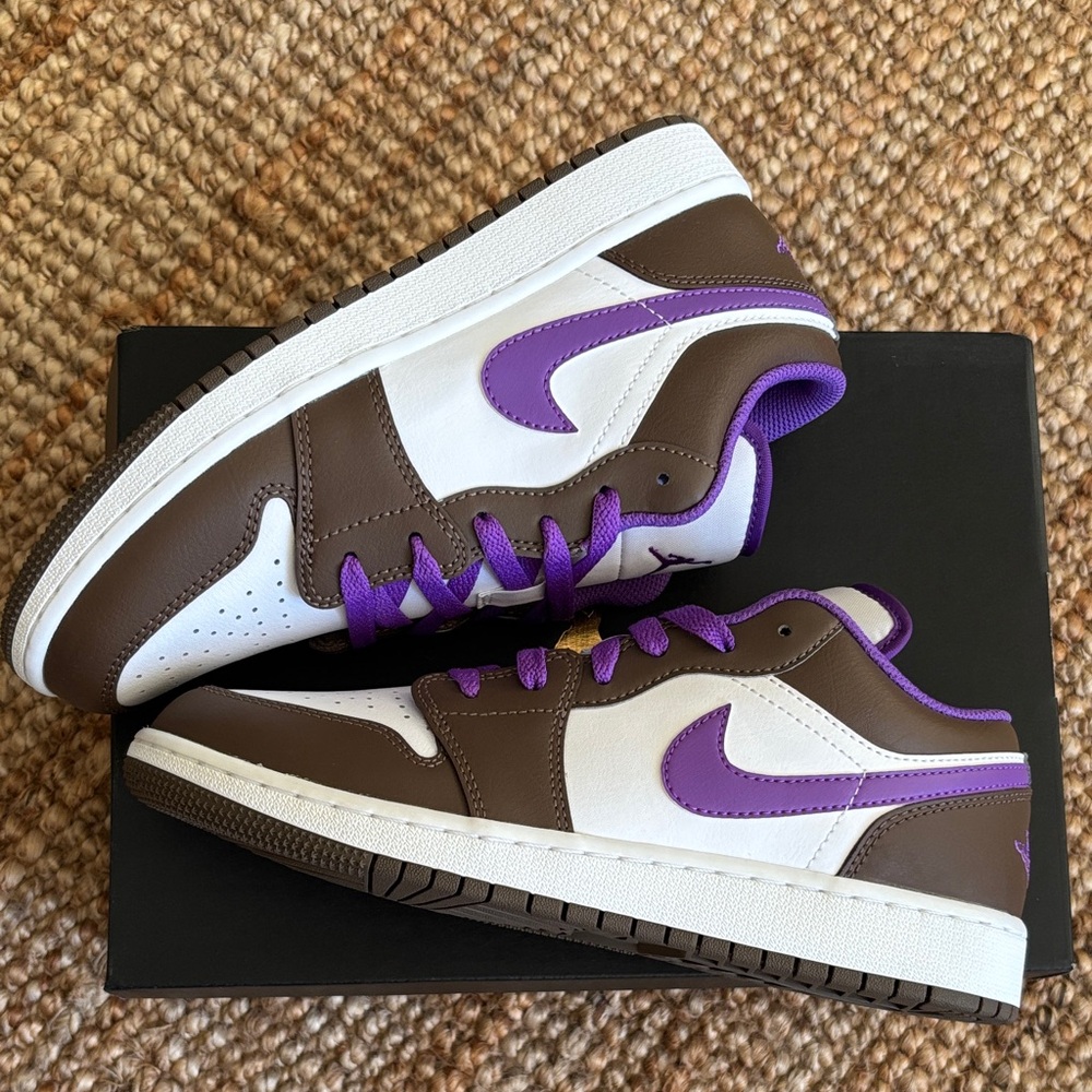 Nike Jordan 1 Low GS Purple Mocha